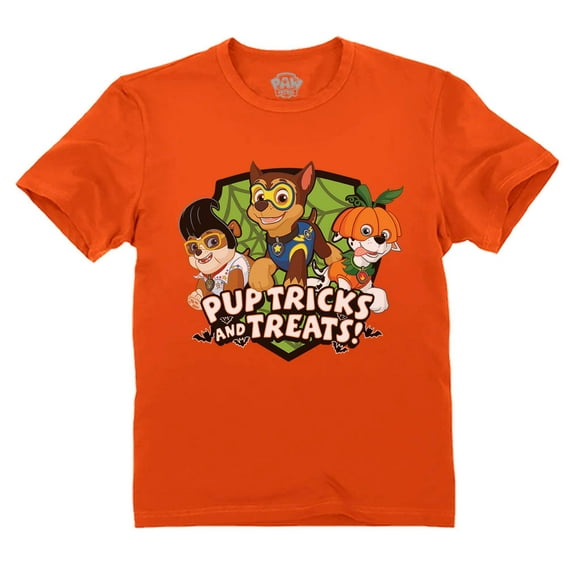 Paw Patrol Shirts Boys Girls Halloween Nickelodeon Toddler Shirt 3T Orange