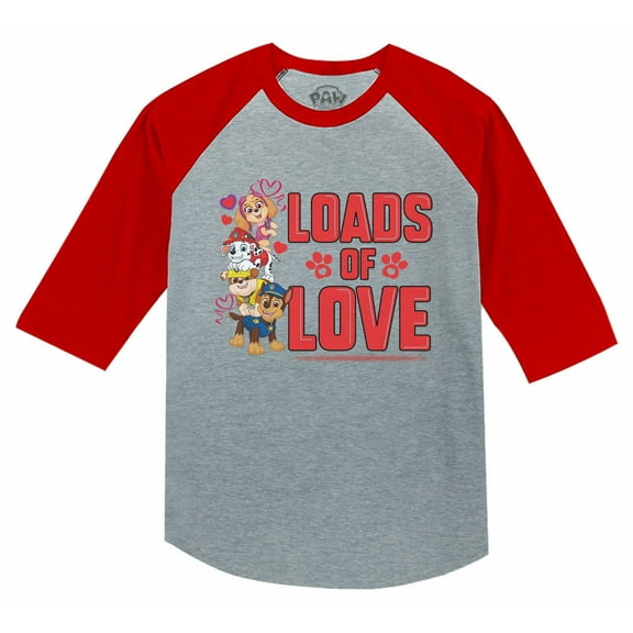 Paw Patrol Shirts for Boys Girls Clothes Toddler Kids T-Shirt Red 2T