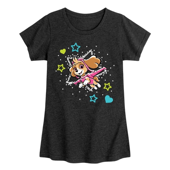 Paw Patrol - Shooting Stars - Toddler And Youth Girls Short Sleeve Graphic T-Shirt