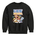 thumbnail image 1 of Paw Patrol - Sketch Character Group - Toddler & Youth Crewneck Fleece Sweatshirt, 1 of 6