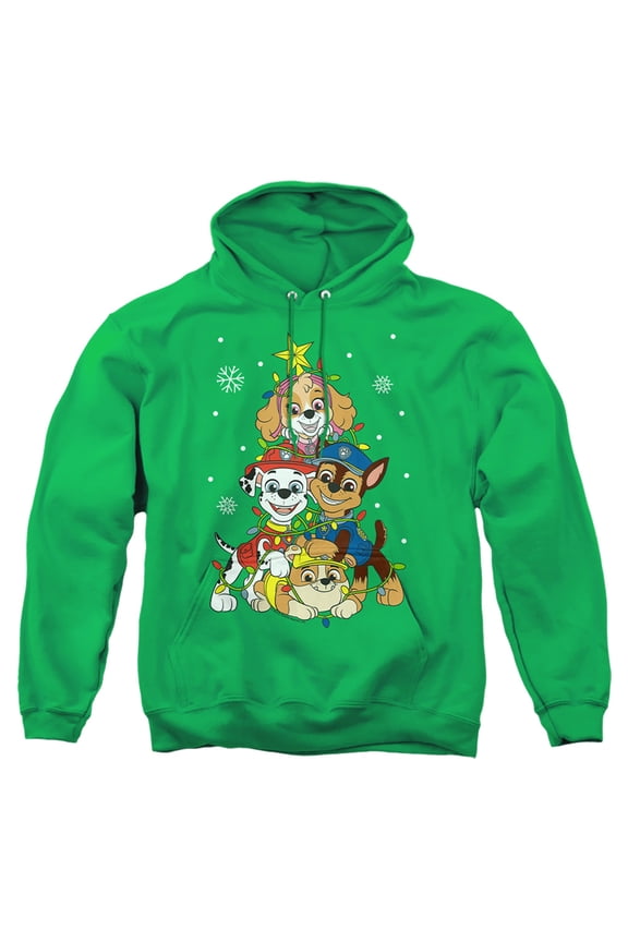 Sky Chase Christmas Tree Unisex Adult Pull-Over Hoodie