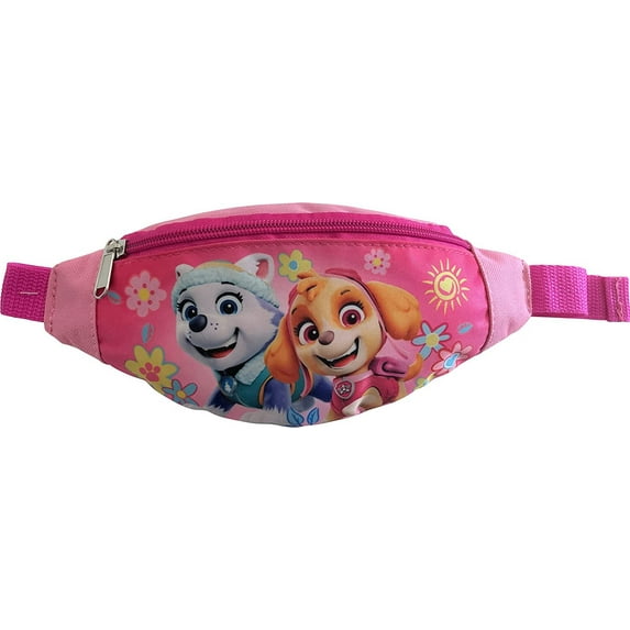 Paw Patrol Skye And Everest Little Girl Fanny Pack - Kids Phone Pouch Waist Bag