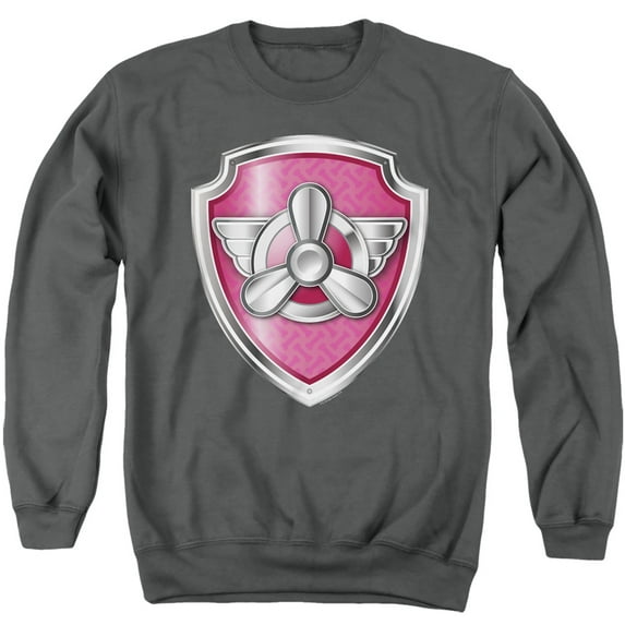 Paw Patrol Skye Badge Unisex Adult Crewneck Sweatshirt