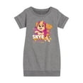 thumbnail image 1 of Paw Patrol - Skye Character Art - Toddler & Youth Girls Fleece Dress, 1 of 6