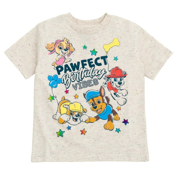 Paw Patrol Skye Chase Marshall Birthday T-Shirt Toddler to Little Kid