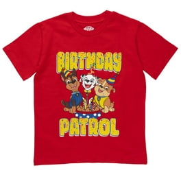 Pack Toddler Patrol 2T Rubble T-Shirt & 4 Chase Graphic Rocky Marshall Paw Boys