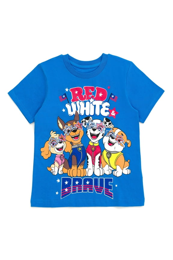 Skye Chase Marshall July 4th T-Shirt Toddler to Little Kid