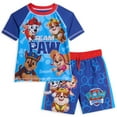 thumbnail image 1 of Paw Patrol Skye Chase Marshall Little Boys Pullover Rash Guard and Swim Trunks Outfit Set Toddler to Big Kid, 1 of 5