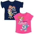 thumbnail image 1 of Paw Patrol Skye Chase Marshall Toddler Girls 2 Pack T-Shirts Toddler to Big Kid, 1 of 5