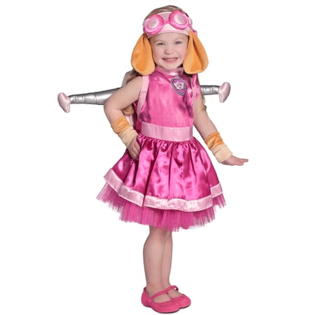 Paw Patrol Skye Deluxe Costume for Kids by Rubies, Girls Small