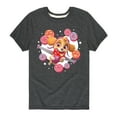 thumbnail image 1 of Paw Patrol - Skye Conversation Hearts - Toddler And Youth Short Sleeve Graphic T-Shirt, 1 of 6