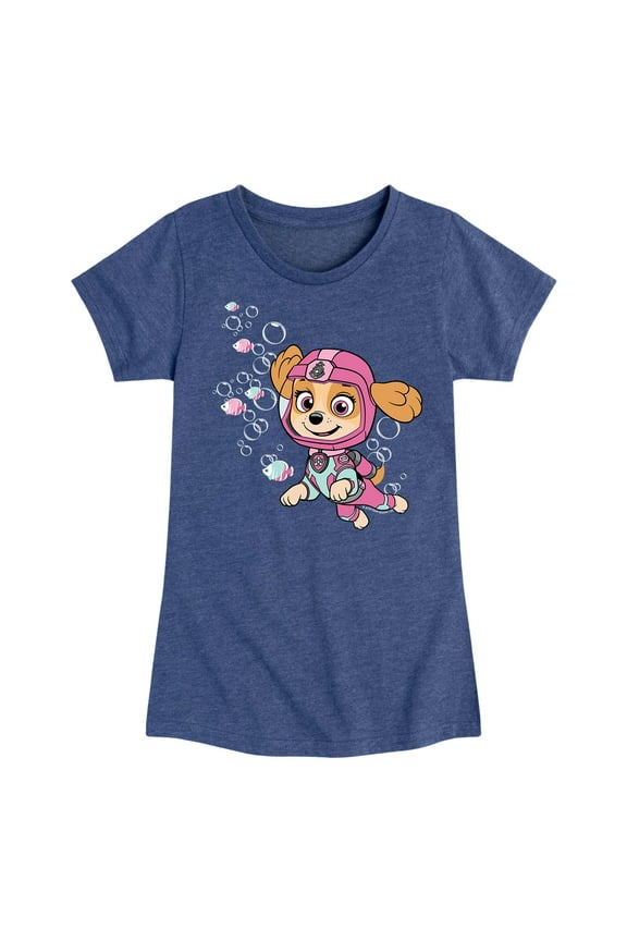 - Skye Diving - Toddler And Youth Girls Short Sleeve Graphic T-Shirt