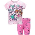 thumbnail image 1 of Paw Patrol Skye Everest Big Girls T-Shirt and Bike Shorts Outfit Set Toddler to Big Kid, 1 of 5