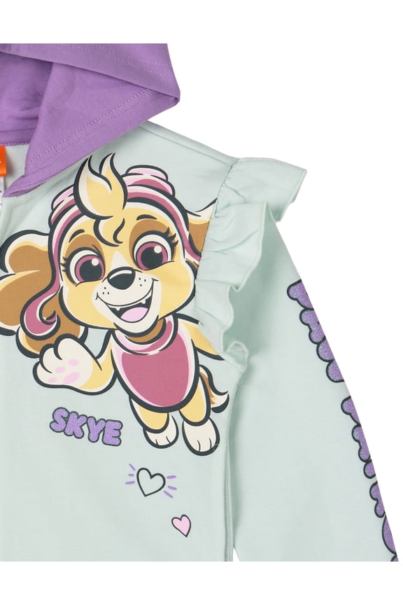 Skye Everest Fleece Zip Up Hoodie Colorblock Toddler to Big Kid