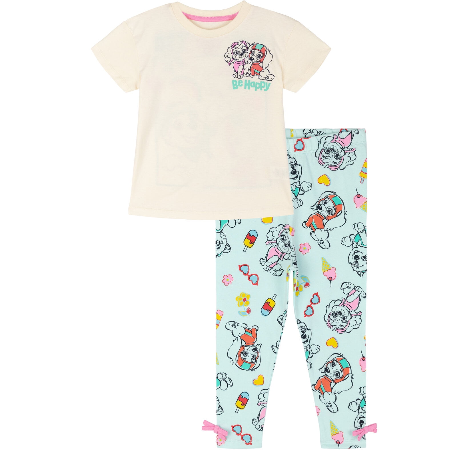 Paw Patrol Skye Everest Liberty T-Shirt and Leggings Outfit Set Toddler to Big Kid