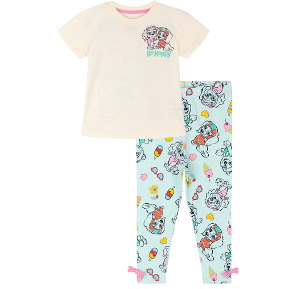 Paw Patrol Skye Everest Liberty T-Shirt and Leggings Outfit Set Toddler to Big Kid