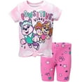 thumbnail image 1 of Paw Patrol Skye Everest Little Girls T-Shirt and Bike Shorts Outfit Set Toddler to Big Kid, 1 of 5
