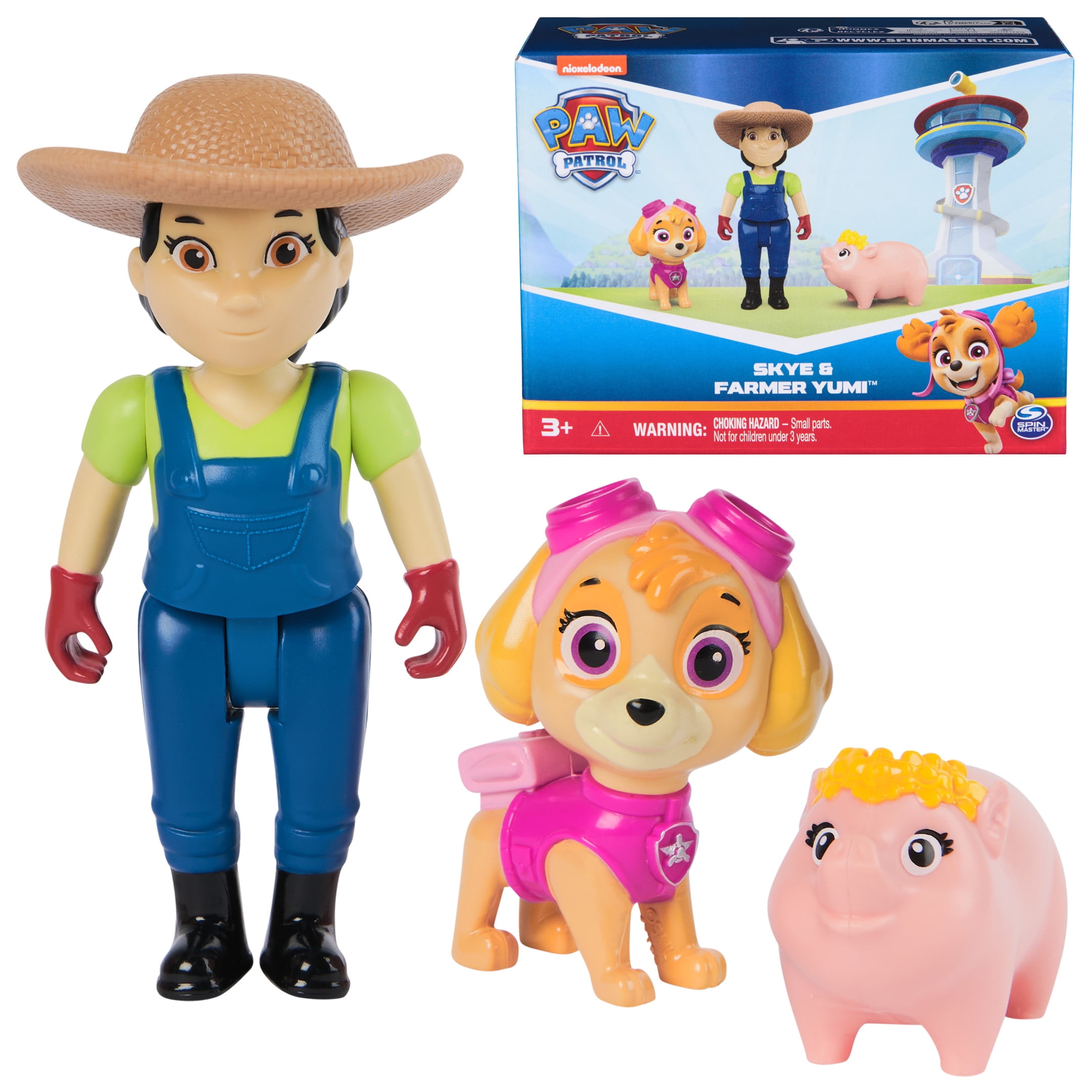 Paw Patrol Skye & Farmer Yumi Toy Figures set