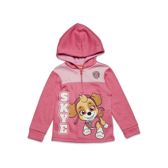 Paw Patrol Skye Fleece Half Zip Hoodie Toddler to Big Kid
