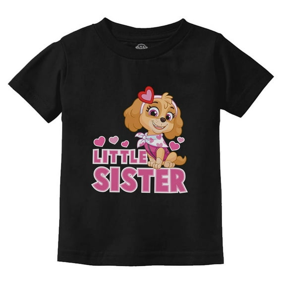 Paw Patrol Skye Little Sister Newborn Outfit for Baby Girls Infant Kids T-Shirt 12M Black
