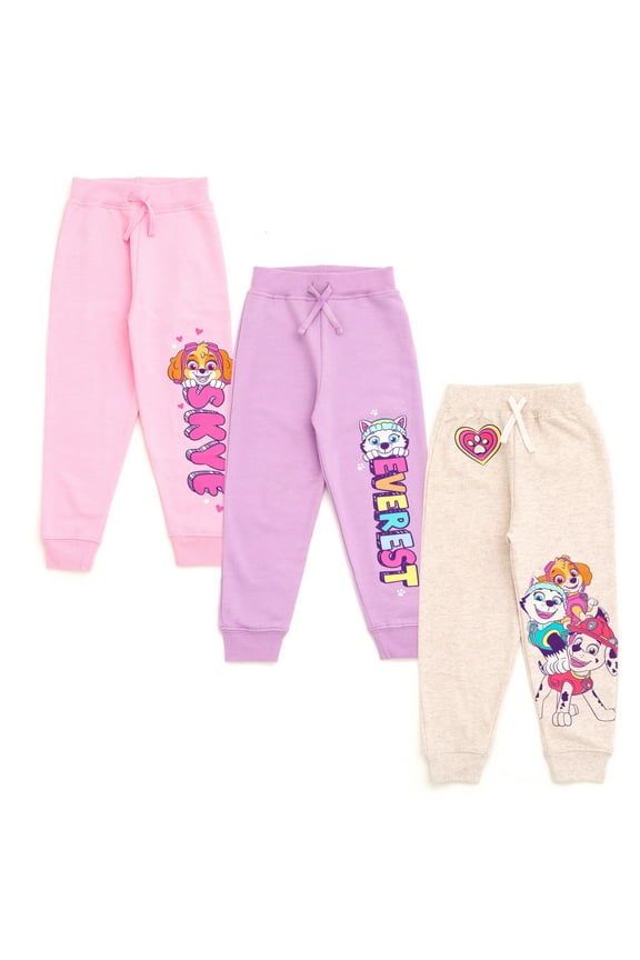 Skye Marshall Everest Fleece 3 Pack Jogger Pants Toddler to Little Kid