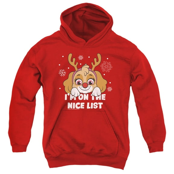 Paw Patrol Skye Nice Christmas List Kids Pull-Over Hoodie for Youth Boys and Girls