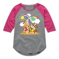 thumbnail image 1 of Paw Patrol - Skye Rubble Beach - Toddler & Youth Girls Raglan Graphic T-Shirt, 1 of 5
