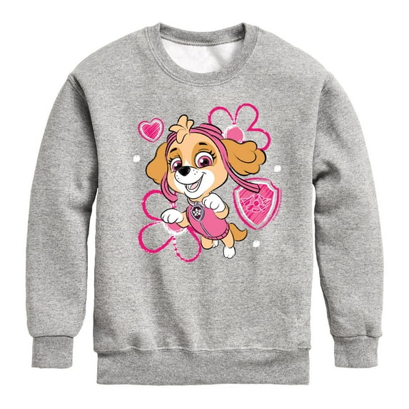 Paw Patrol - Skye Sketch - Toddler & Youth Crewneck Fleece Sweatshirt