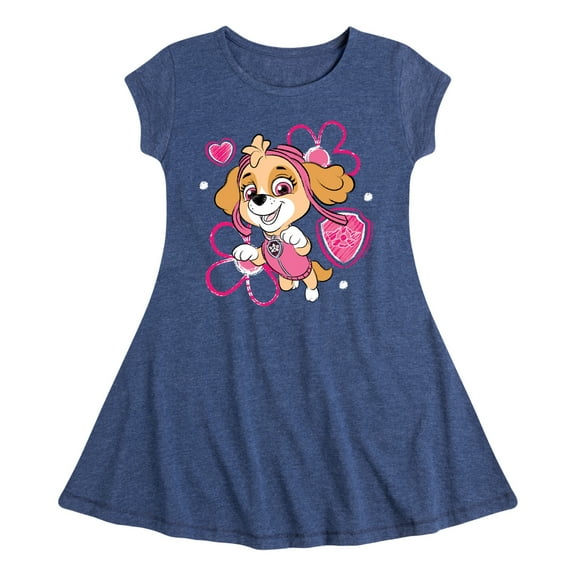 Paw Patrol - Skye Sketch - Toddler & Youth Girls Fit & Flare Dress