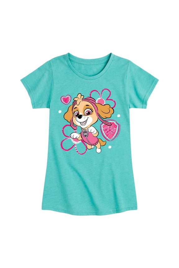 - Skye Sketch - Toddler & Youth Girls Short Sleeve Graphic T-Shirt