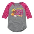 thumbnail image 1 of Paw Patrol - Skye Suns Out Funs Out - Toddler & Youth Girls Raglan Graphic T-Shirt, 1 of 6