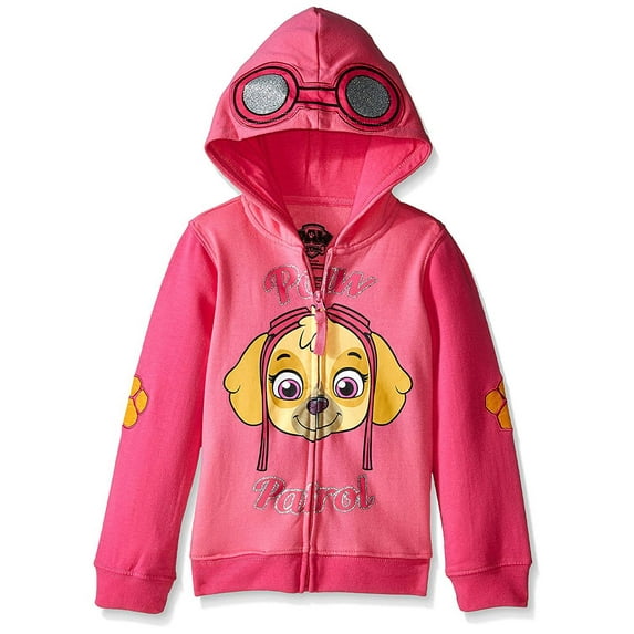 Paw Patrol Skye Toddler Hoodie Pink Cotton Polyester (Girl's)