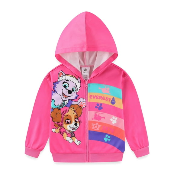 Paw Patrol Skye and Everest Full Zip Up Hoodie (Girls), Sizes 3T-7