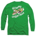 thumbnail image 1 of Paw Patrol Sliding Into Christmas Unisex Adult Long-Sleeve T Shirt, 1 of 2