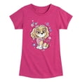 thumbnail image 1 of Paw Patrol - Smile Skye - Youth Girls Short Sleeve T-Shirt, 1 of 5
