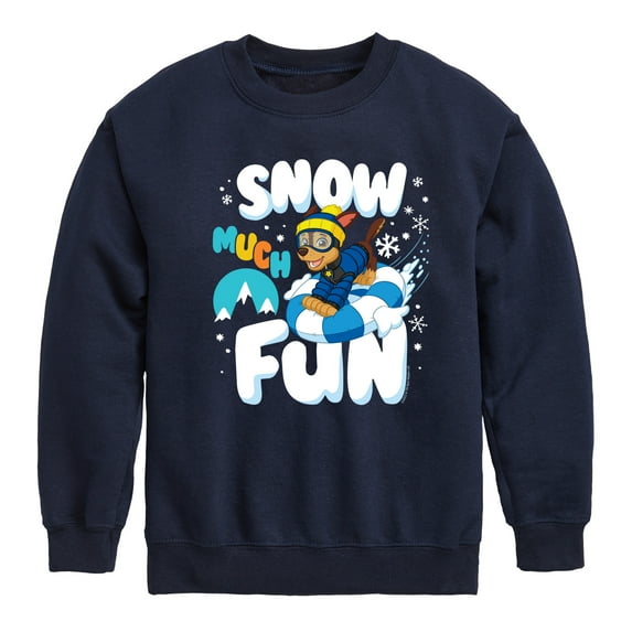 Paw Patrol - Snow Much Fun - Toddler And Youth Crewneck Fleece Sweatshirt