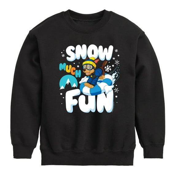 Paw Patrol - Snow Much Fun - Toddler And Youth Crewneck Fleece Sweatshirt