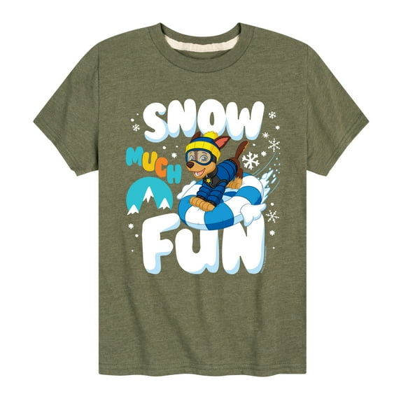 Paw Patrol - Snow Much Fun - Toddler And Youth Short Sleeve Graphic T-Shirt