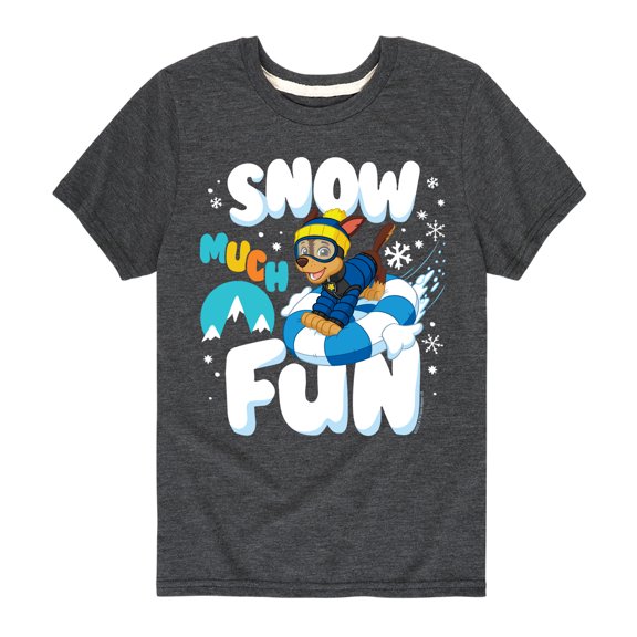 Paw Patrol - Snow Much Fun - Toddler And Youth Short Sleeve Graphic T-Shirt