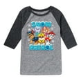 thumbnail image 1 of Paw Patrol - Snow Patrol - Toddler And Youth Raglan Graphic T-Shirt, 1 of 6