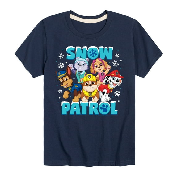 Paw Patrol - Snow Patrol - Toddler And Youth Short Sleeve Graphic T-Shirt