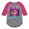 thumbnail image 1 of Paw Patrol - Soar - Toddler And Youth Girls Raglan Graphic T-Shirt, 1 of 6