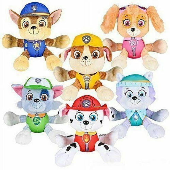 Paw Patrol Soft Stuffed Animals and Plush Toy, Cotton Multicolor