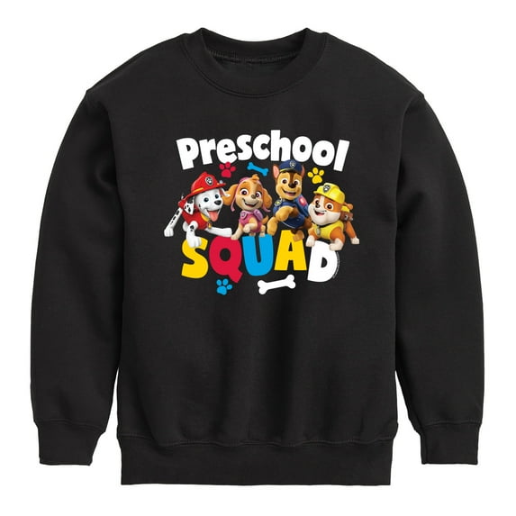 Paw Patrol - Squad Preschool - Toddler & Youth Crewneck Fleece Sweatshirt