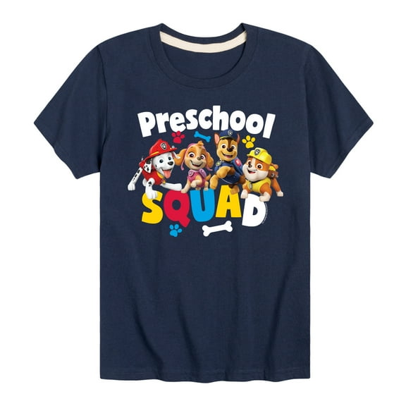 Paw Patrol - Squad Preschool - Toddler & Youth Short Sleeve Graphic T-Shirt