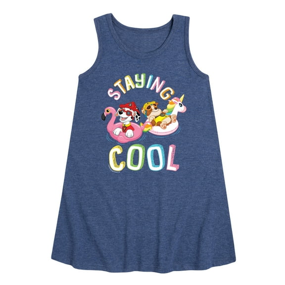 Paw Patrol - Staying Cool - Toddler & Youth Girls A-line Dress
