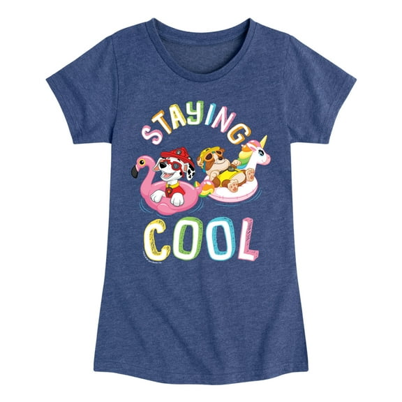 Paw Patrol - Staying Cool - Toddler & Youth Girls Short Sleeve Graphic T-Shirt