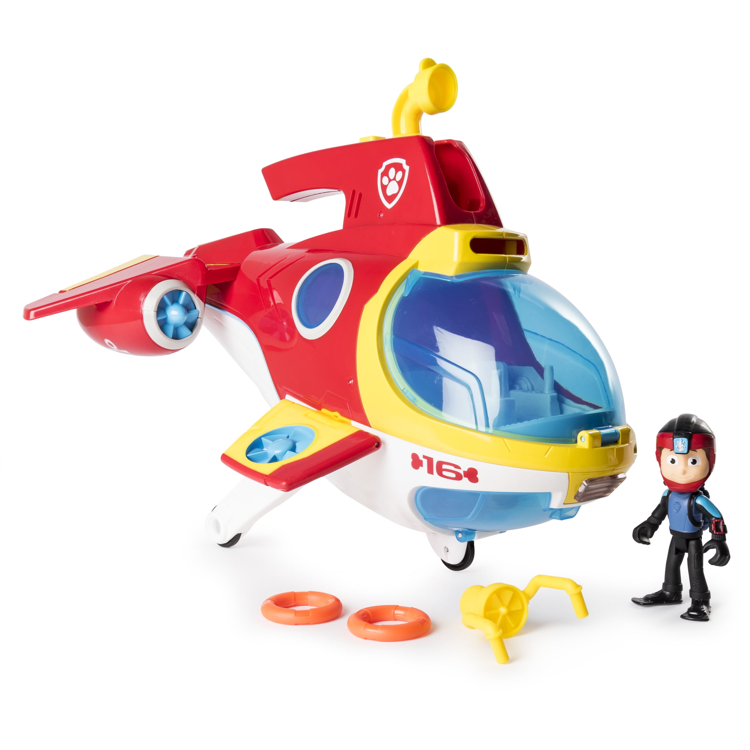 Paw Patrol Kids Sub Patroller Air to Sea Vehicle with Lights
