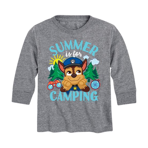 Paw Patrol - Summer Is For Camping - Toddler And Youth Long Sleeve Graphic T-Shirt