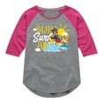 thumbnail image 1 of Paw Patrol - Sun Surf Fun - Toddler & Youth Girls Raglan Graphic T-Shirt, 1 of 5